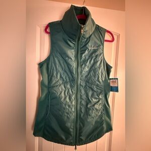 Columbia Teal Long Vest